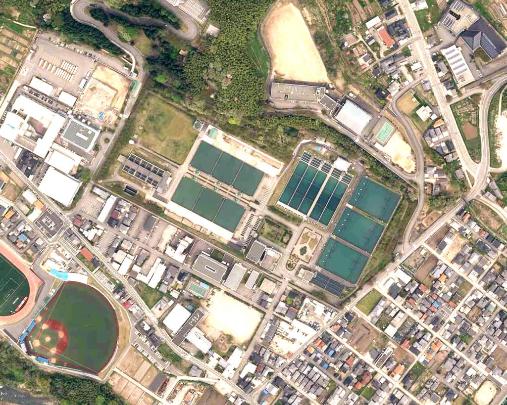 A water treatment plant