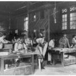 Vocational training in a workshop