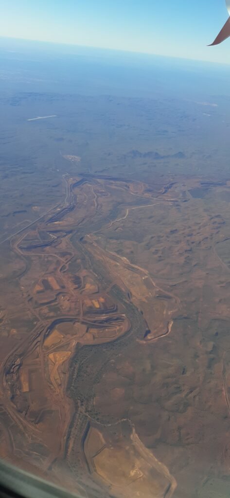 Iron ore mining in the Pilbara