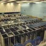 A data centre server room