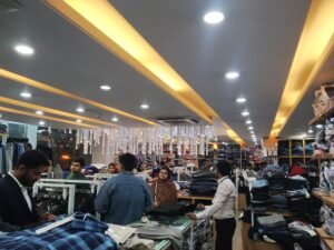 A retail store customer service area