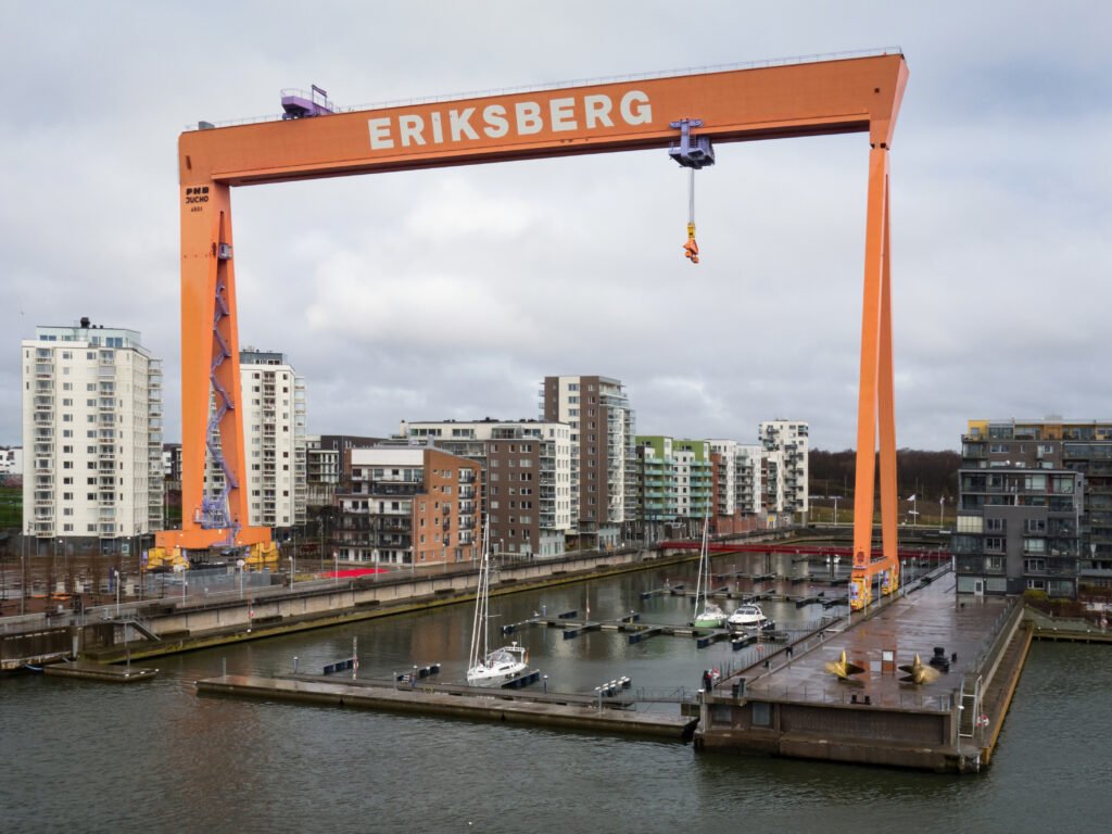 A shipyard