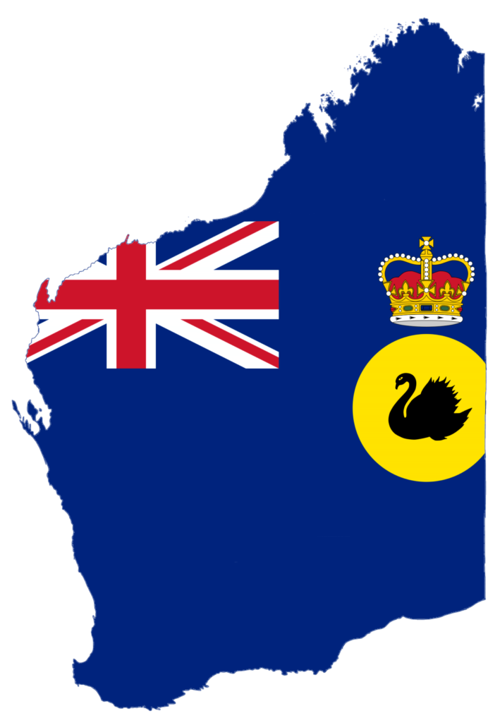 The flag of Western Australia