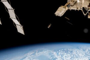 A small CubeSat satellite