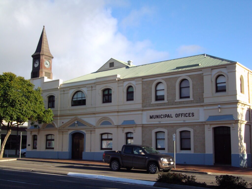 A regional town main street in Western Australia