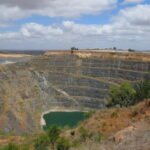 A lithium mine in Australia