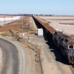 Port Hedland, a major iron ore export hub in Western Australia