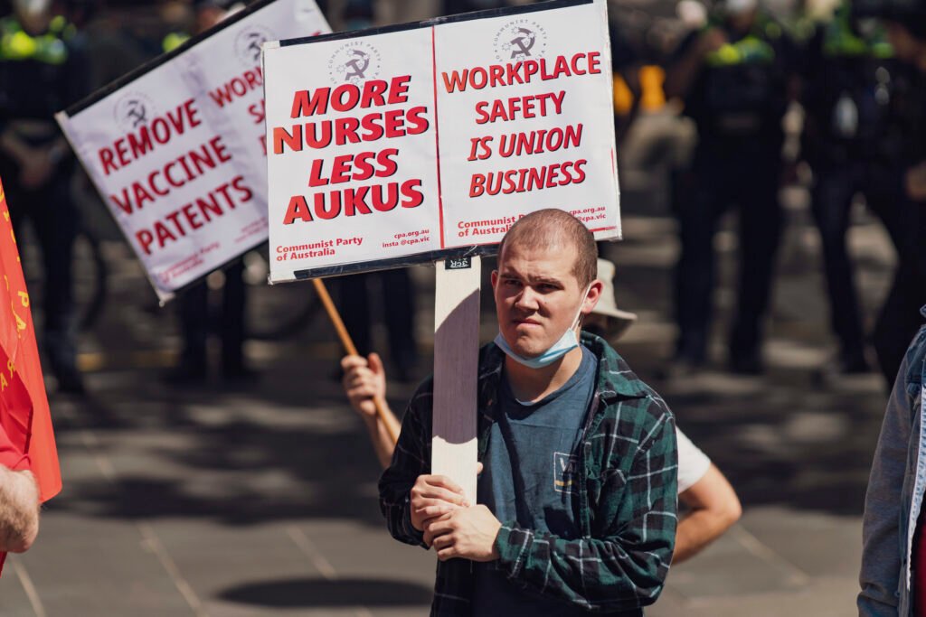 A nurse in an Australian hospital