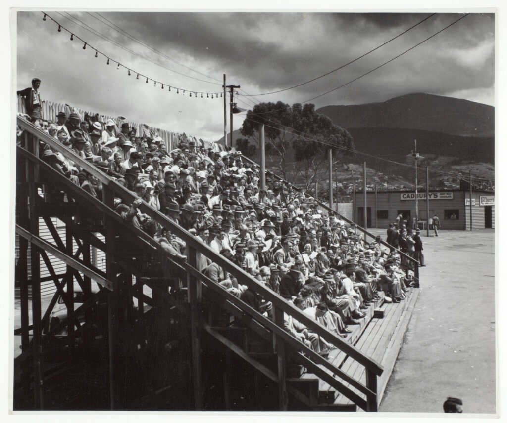 A sports venue with spectators