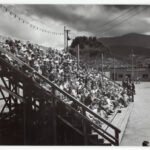 A sports venue with spectators