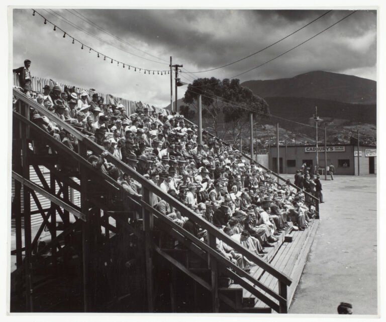 A sports venue with spectators