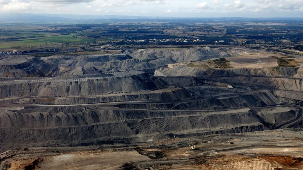 Open-cut coal mine in the Hunter Valley, New South Wales