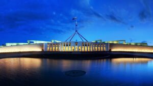 Parliament House in Canberra