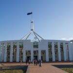 Parliament House in Canberra, the seat of the Australian Parliament